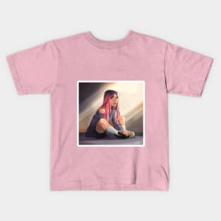 Pink Highlights Kids T-Shirt